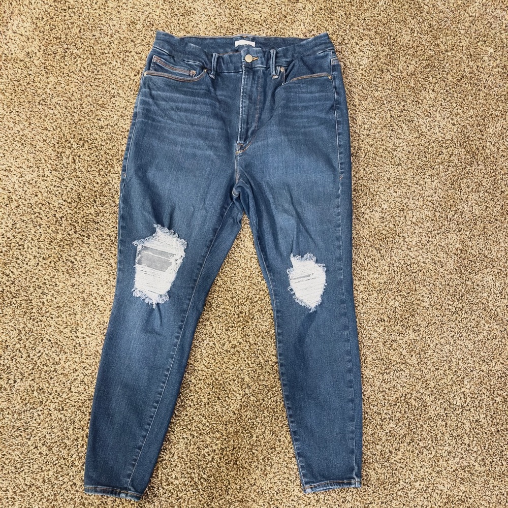 Good American jeans always fit size 14 – 16–18